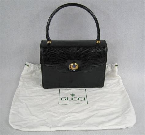 gucci bags black leather|vintage black gucci handbag.